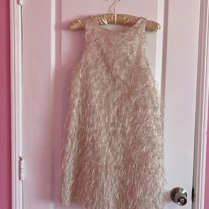 Girls Feathery sparkly Dress